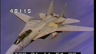 F-14 Tomcat and F-16 Fighting Falcon over SoCal (no sound)