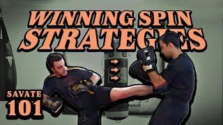 Set Up Your Spin Kicks Savate Style. Feints, Counters, Gap Closer's.