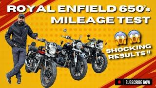 Continental GT Vs Super Meteor Vs Interceptor Mileage Test | Shocking Result  | Royal Enfield 650