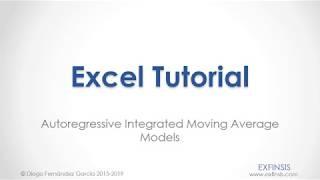 Excel Tutorial. ARIMA Models