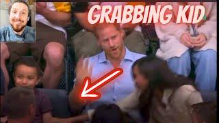 Meghan GROPES Uncomfortable Kid #meghanmarkel