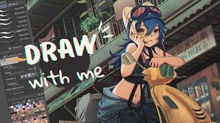 draw with me  gaomon wh851 unboxing & review 【CLIP STUDIO PAINT】