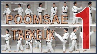 POOMSAE Taekeuk1 / mirrir mode