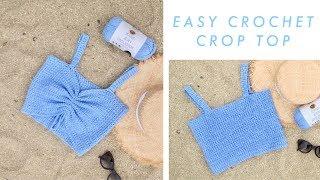 Easy Crochet Crop Top DIY Tutorial