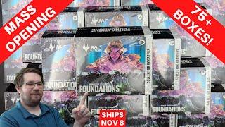 Replay: Mass Foundations 75 Collector Box Opening Presales Stream #MTG #FDN Ships 11/8