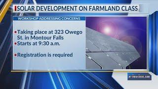 Solar development on farmland class to be held in Montour Falls