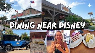 Dining Near Disney! Texas Roadhouse, Cracker Barrel, Ford's Garage, Miller's Ale House Restaurants