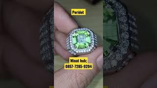 batu peridot kwalitas top #batupermata #batu #batumulia #perhiasan