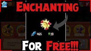 Enchanting My weapons for FREE in Angry Birds Epic using MFK’s glitch