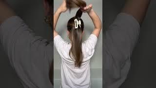 Claw clips 🫶 ponytails #ponytail #hairstyles