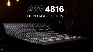 Audient ASP4816 Heritage Edition Feature Overview