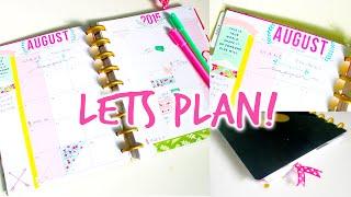  Plan with Me: Happy Planner Monthly (August 2015)