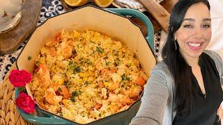 Shrimp & Rice Pilaf: Ready in 30 mins!!