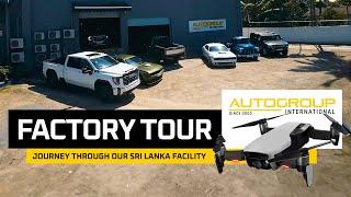 FPV drone factory tour of Autogroup's vehicle conversion facility!