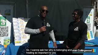 Dr. Dave A. Cornelius conversation with Dr. Lateefah Collingwood at the 2023 Tucson Festival of ...