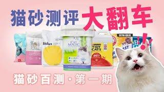 百款猫砂评测 花费近8万耗时半年全网最全猫砂百测第一期