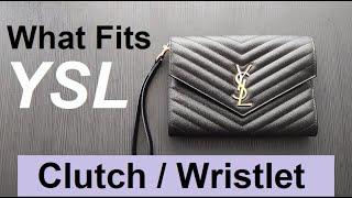 Saint Laurent (Wristlet) Clutch | What Fits