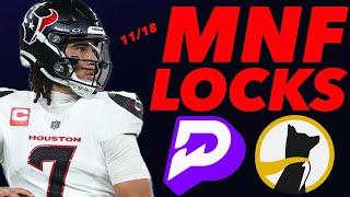 PRIZEPICKS NFL MONDAY NIGHT 11/18/24 - FREE PICKS!!! - (7-3 RUN!!!) - BEST PLAYER PROPS - MNF BETS