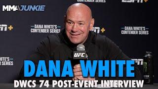 Dana White Explains How Renato Moicano Got 'Lucky,' Takes Jab at MMA Junkie Rankings | DWCS 74