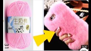 WOOL PLUSH PHONE CASE – DIY Phone Case Life Hack – Easy and Cheap - craft_mymy #51