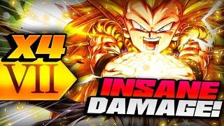 INSANE DAMAGE! 4x Zenkai Buffs LF SSJ3 Gotenks! (Dragon Ball LEGENDS)