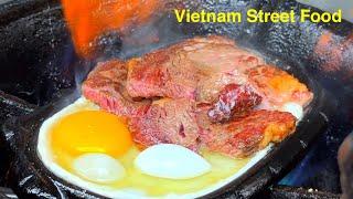 Freshest ! Amazing high quality street food/ Steak in Saigon | Vietnamese Street Food