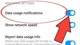 Data Usage Notification In Mi A3 | Redmi Data Usage Setting | Redmi Data Usage Notification