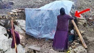 Nomadic people Raining survival Time | Nomadic poor people