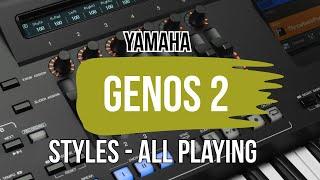 BRAND NEW Genos 2 - Styles walkthrough - Minimal talking