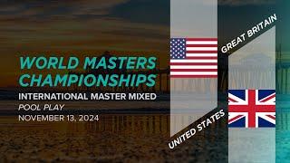 United States vs. Great Britain | Master Mixed Pool Play | 2024 World Masters Ultimate Championships