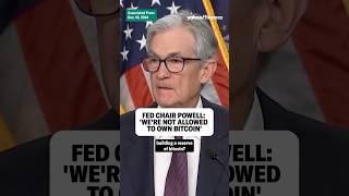 Fed Chair Powell: ‘We’re not allowed to own bitcoin’ #shorts