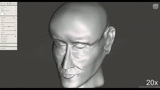 Meshmixer - Sculpting a head from a sphere in 2 hours