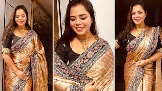 Gulmohar Saree Live|| Exclusive Designer Saree Collection|| Booking No 7003784526 #gulmohar #saree