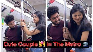 A Cute Boy and Girl In The Metro ️ || Aisa Hua Kabhi ?  #shorts #metrocrush #parikshitmehra