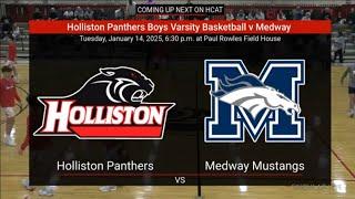 Holliston Boys Varsity Basketball v Medway - 1/14/2025