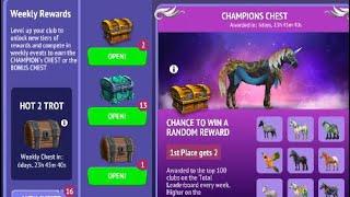 Opening a champion chest