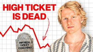 The High Ticket Coaching Model is DEAD (Do THIS Instead..) | How I Hit Back to Back Record Months