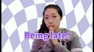 How to say being late in Chinese: 迟到/晚了