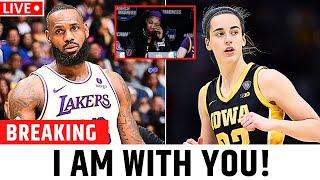 LeBron James DESTROYS Caitlin Clark HATERS In WNBA! ANGEL REESE LOSES IT!