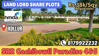 Land Lord Share Plots || Gated Community Villa Plots || HMDA Premium Plots || Kollur || Hyderabad