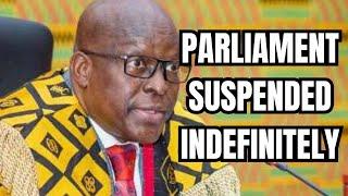 BREAKING: Alban Bagbin SUSPENDS Parliament indefinitely