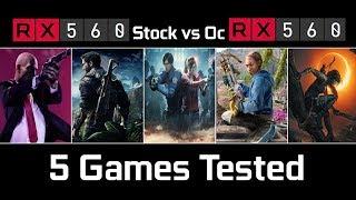 Rx 560 4GB Stock vs Overclock | Core i5-3570 | Test In 5 Games | 2019