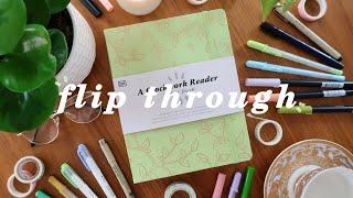 a clockwork reader reading journal | flip through