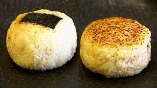 Grilled Rice balls노릇노릇 구워서 먹는 주먹밥 누루/焼きお握り/Yaki Onigiri - Korean street food