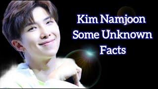 RM Kim Namjoon Some Unknown Facts