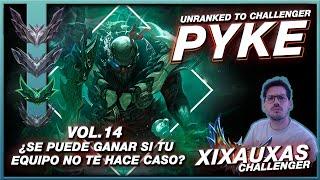 ¿SE PUEDE GANAR SI TU EQUIPO NO HACE CASO? UNRANKED TO CHALLENGER VOL.14 ¿99%WINRATE? 