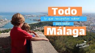 Qué ver en Málaga España / 12 lugares que visitar / A viajar con niños /Andalucía video 5/5