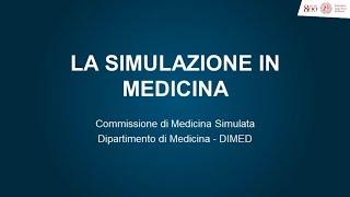 La simulazione in medicina