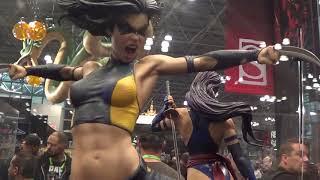 Sideshow X-23 premium Format Statue at NYCC 2018