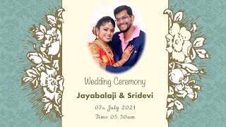 Jayabalaji & Sridevi - Wedding